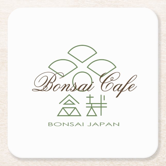 BONSAI FRÅN DBY UNDERLÄGG PAPPER KVADRAT (Framsidan)