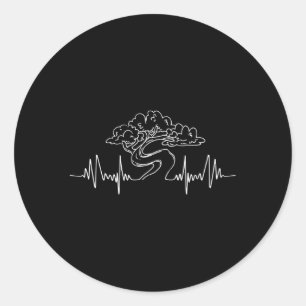 Bonsai Gardener Bonsai Träd Ekg Heslag Runt Klistermärke