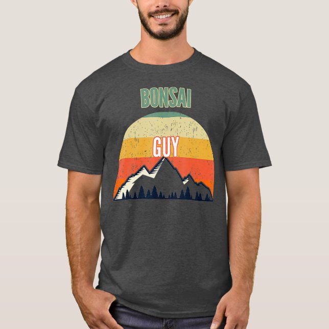 Bonsai Gift för manar Bonsai Guy T Shirt (Framsida)