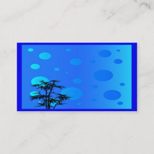 Bonsai i Blue-Affärskortet Visitkort