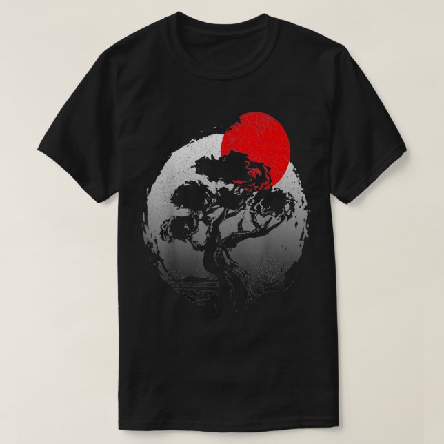 Bonsai Japansk Art Bonzai T Shirt (Design framsida)