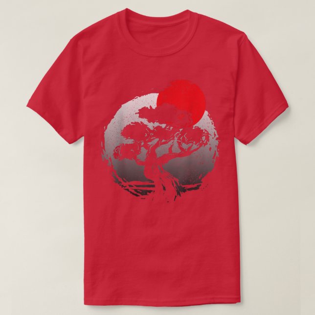 Bonsai Japansk Art Bonzai T Shirt (Design framsida)