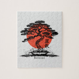 Bonsai Japansk Kanji-Personlig Pussel