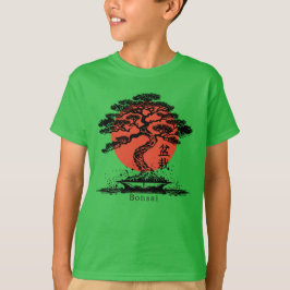 Bonsai Japansk Kanji-Personlig T Shirt