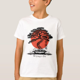 Bonsai Japanska Kanji Miyagi Do Personlig T Shirt