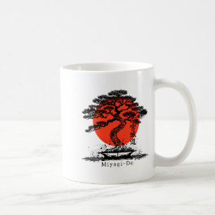 Bonsai japanska Kanji Miyagi Do Personlig T-Shirt Kaffemugg