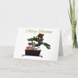 Bonsai Julgran Helgkort