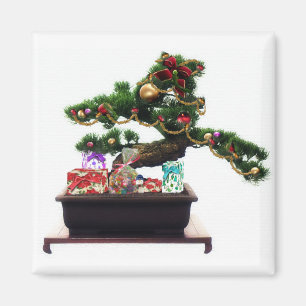 Bonsai Julgran Magnet
