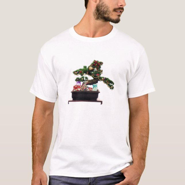 Bonsai Julgran Tee Shirt (Framsida)