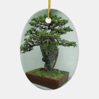 bonsai julgransprydnad keramik