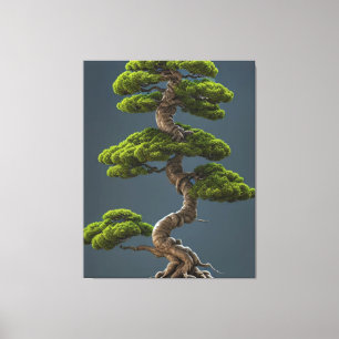 Bonsai-Kanvastrycket Canvastryck