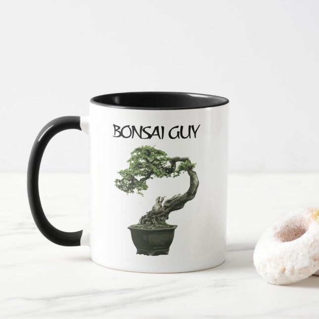 Bonsai-killen roliga citat för bonsai älskare mugg (Med munk)