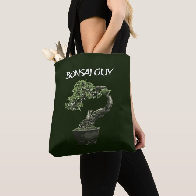 Bonsai-killen roliga citat för bonsai älskare tygkasse (Närbild)