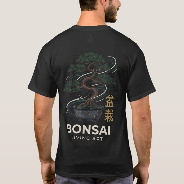 Bonsai - Levande Konst T Shirt (Baksida)