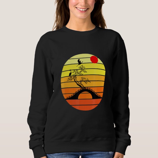Bonsai och sunset t shirt (Framsida)