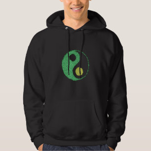 Bonsai och yoga i mig hoodie
