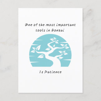 Bonsai Patientvykort Vykort