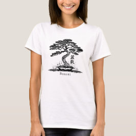Bonsai Personlig Text T Shirt