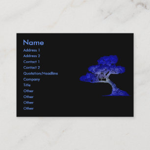 Bonsai-profilkort Visitkort