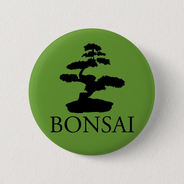 Bonsai Silhouette Knapp (Framsida)