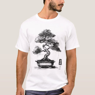 bonsai-sketch t shirt