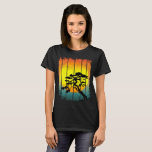 BONSAI SOMMAR SOLNEDGÅNG T SHIRT