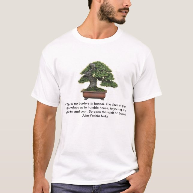 bonsai t shirt (Framsida)