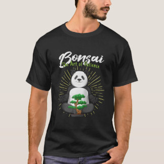 Bonsai The Of Patience Japan Zen Panda Baseball T Shirt