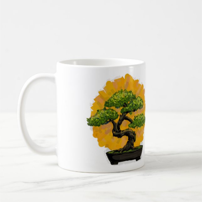 Bonsai Träd Älskare Kaffemugg (Vänster)