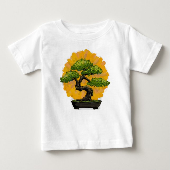 Bonsai Träd Älskare T Shirt (Framsida)