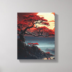 Bonsai Träd Canvastryck