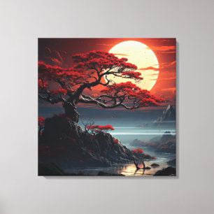 Bonsai Träd Canvastryck