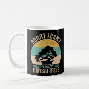 Bonsai Träd - Coola Inomhusanläggningar Älskare Kaffemugg