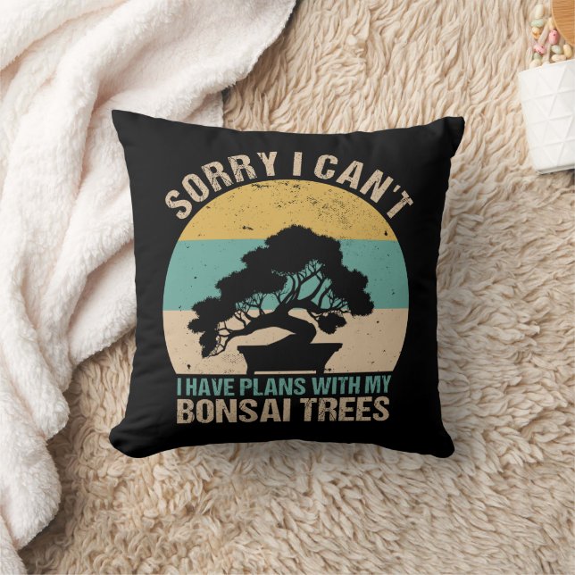 Bonsai Träd - Coola Inomhusanläggningar Älskare  Kudde (Filt)