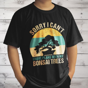 Bonsai Träd - Coola Inomhusanläggningar Älskare T Shirt