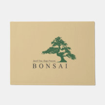 Bonsai träd dörrmatta