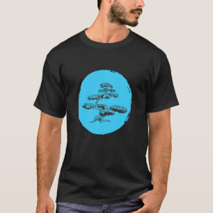Bonsai-träd Enso Circle T-skjorta Japansk Zen Budd T Shirt