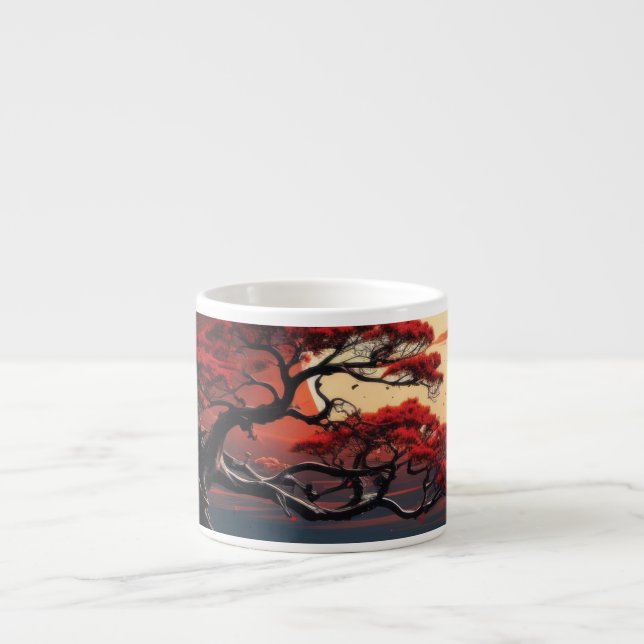Bonsai Träd Espressomugg (Framsidan)