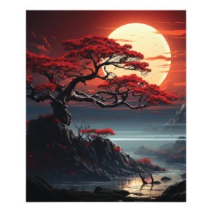 Bonsai Träd Fototryck