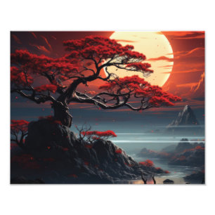 Bonsai Träd Fototryck