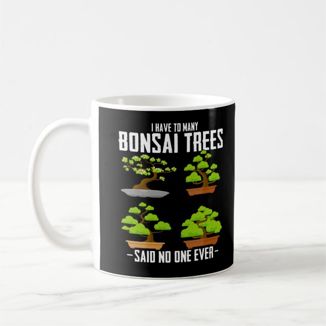 Bonsai Träd Gardener japansk växt Bonsai Fläkt Kaffemugg (Vänster)
