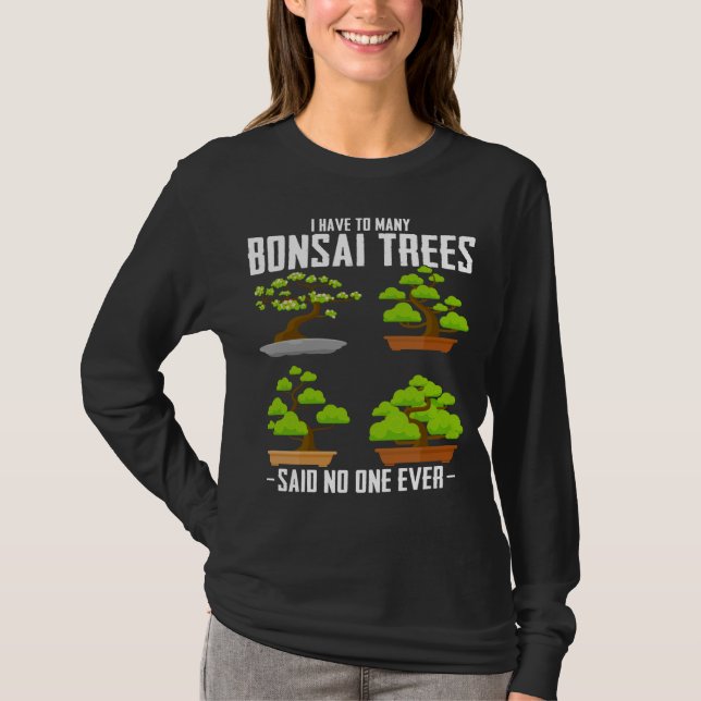 Bonsai Träd Gardener japansk växt Bonsai Fläkt T Shirt (Framsida)