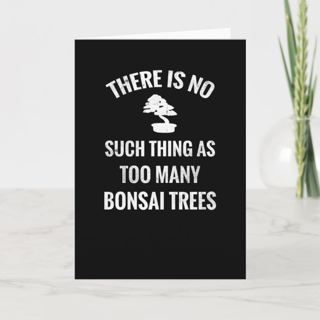 Bonsai Träd Gift | Bonsai Älskare Bonsai Träd Älsk Kort (Framsida)