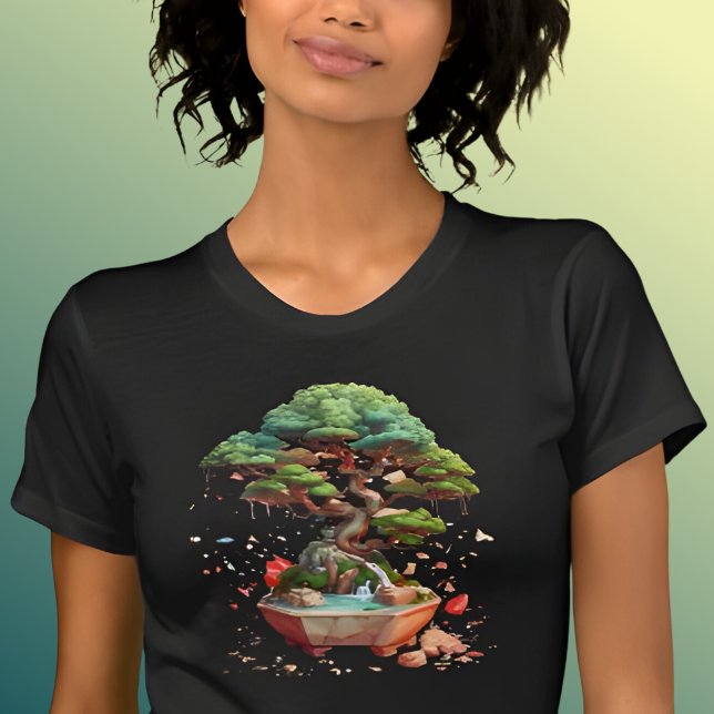 Bonsai Träd Graphic T Shirt (Skapare uppladdad)