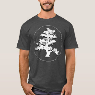 Bonsai Träd i Circle Benice Design T Zen Peac Shirt