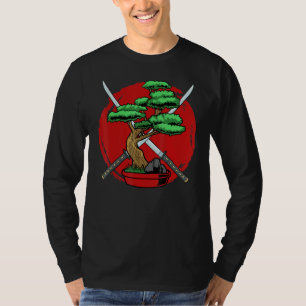 Bonsai Träd japansk Bonsai Träd Katana T Shirt