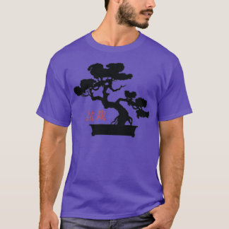 Bonsai Träd japanska minimalistformade Pocket Bons T Shirt