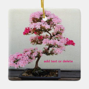 Bonsai Träd Julgransprydnad Keramik