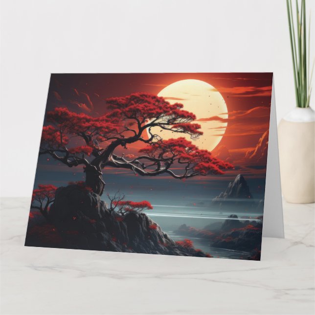 Bonsai Träd Kort (Framsida)