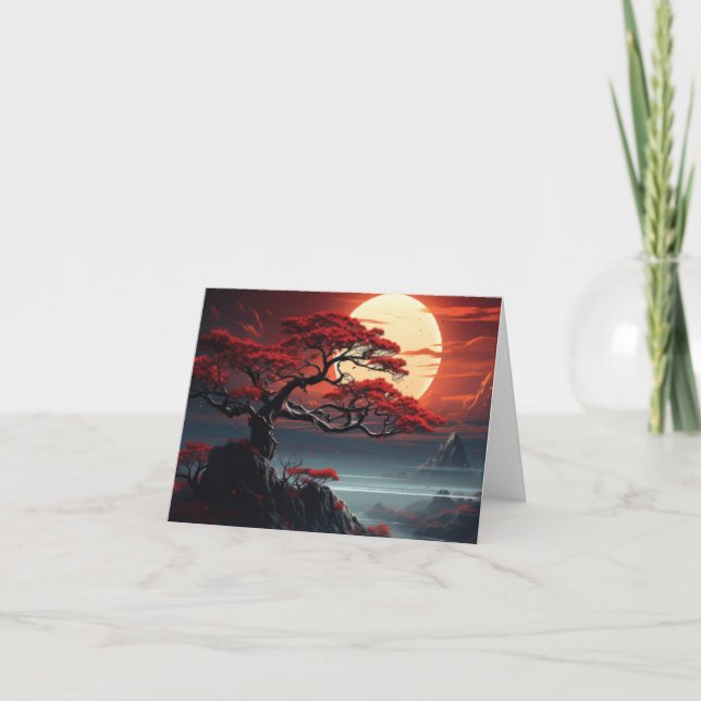 Bonsai Träd Kort (Framsida)